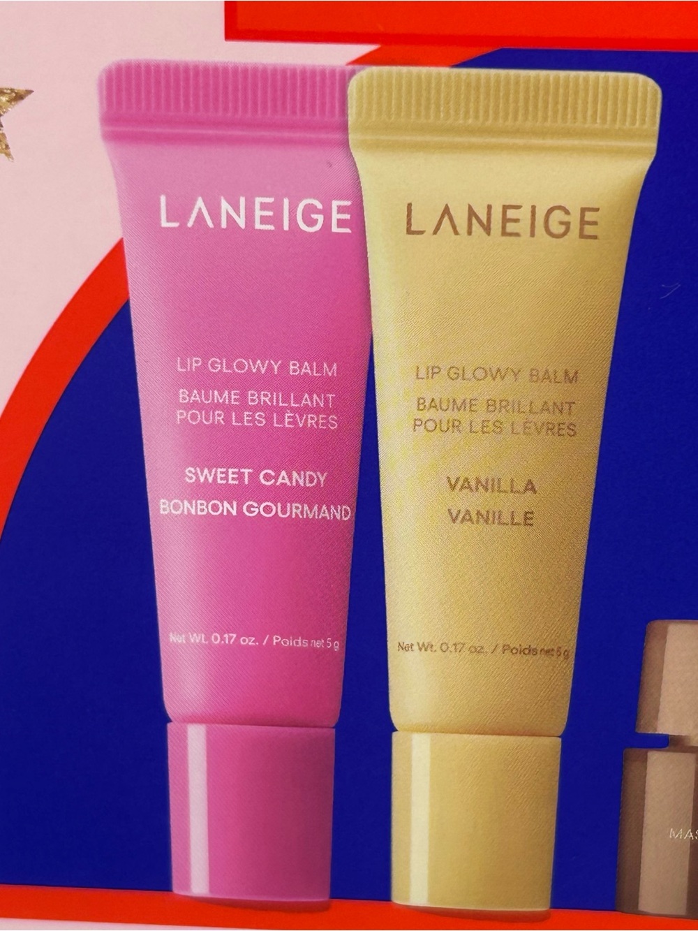 LANEIGE Midnight Minis 5 Pc Lip Mask & Balm Eggnog Vanilla Caramel Candy SEALED - Picture 2 of 7